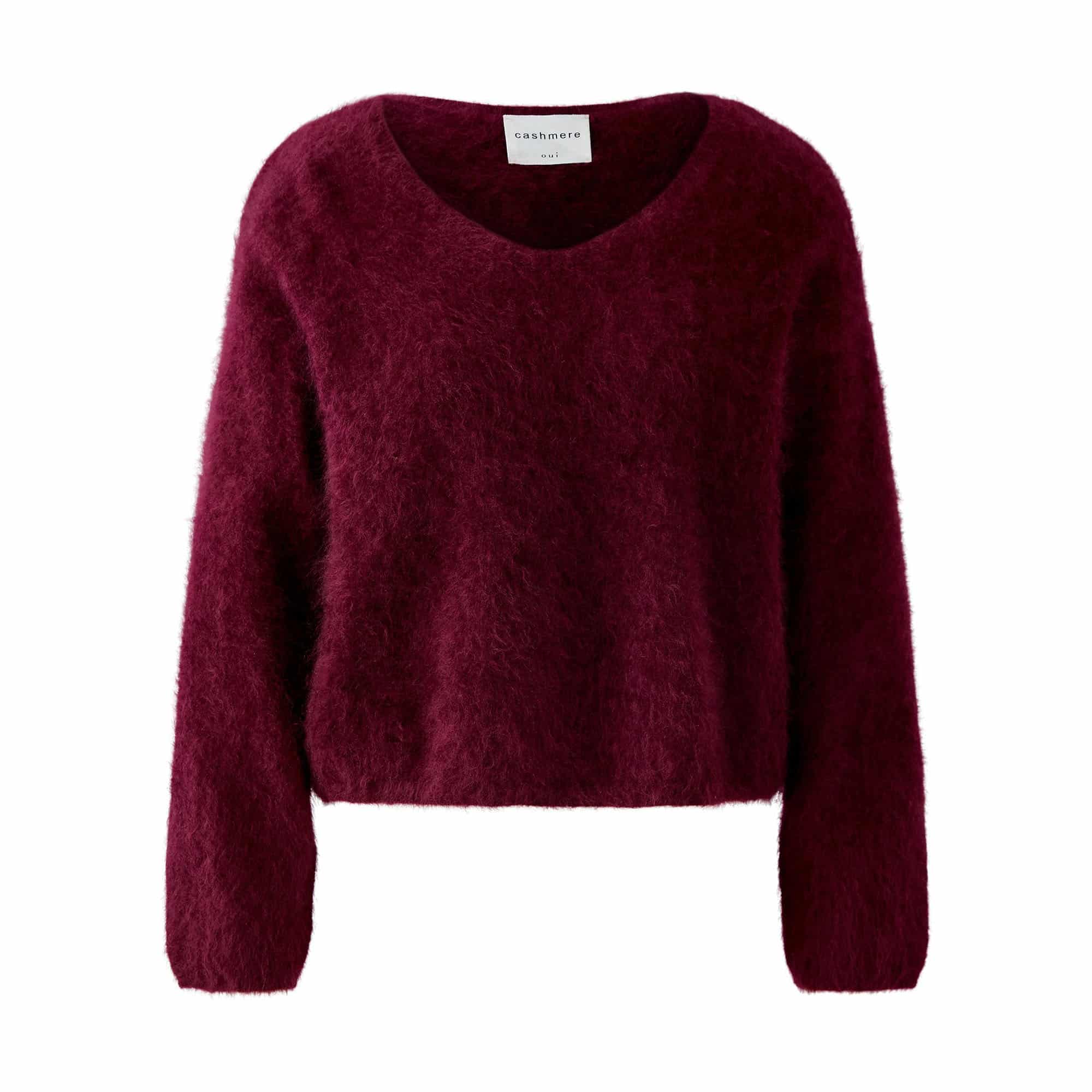Oui_Jumper_Cashmere_Burgundy