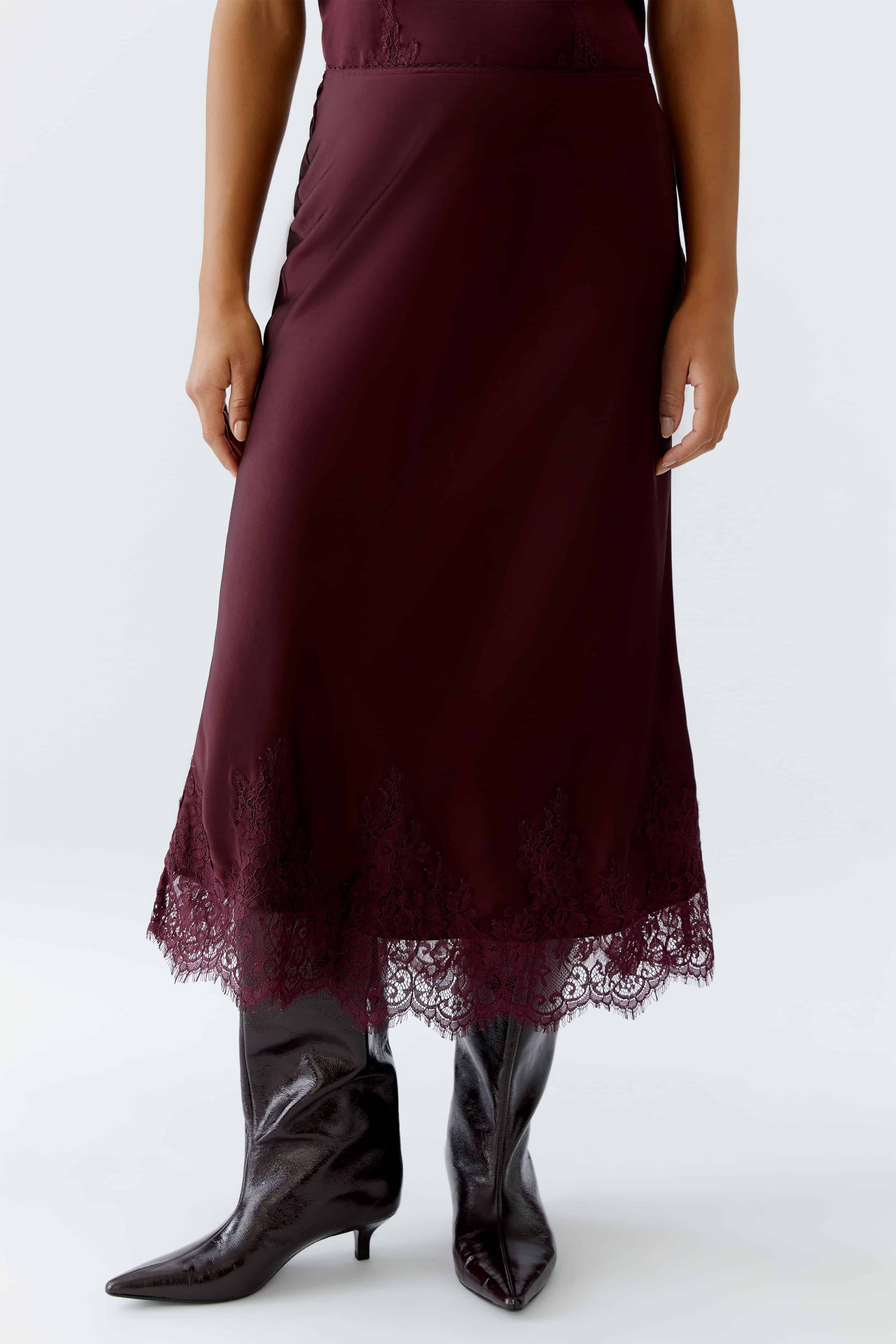 Oui_Skirt_Lace_Burgundy_2