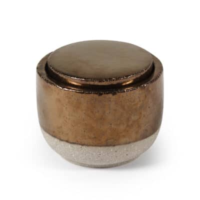 Scented Candle Gold Charred Santal – Medium