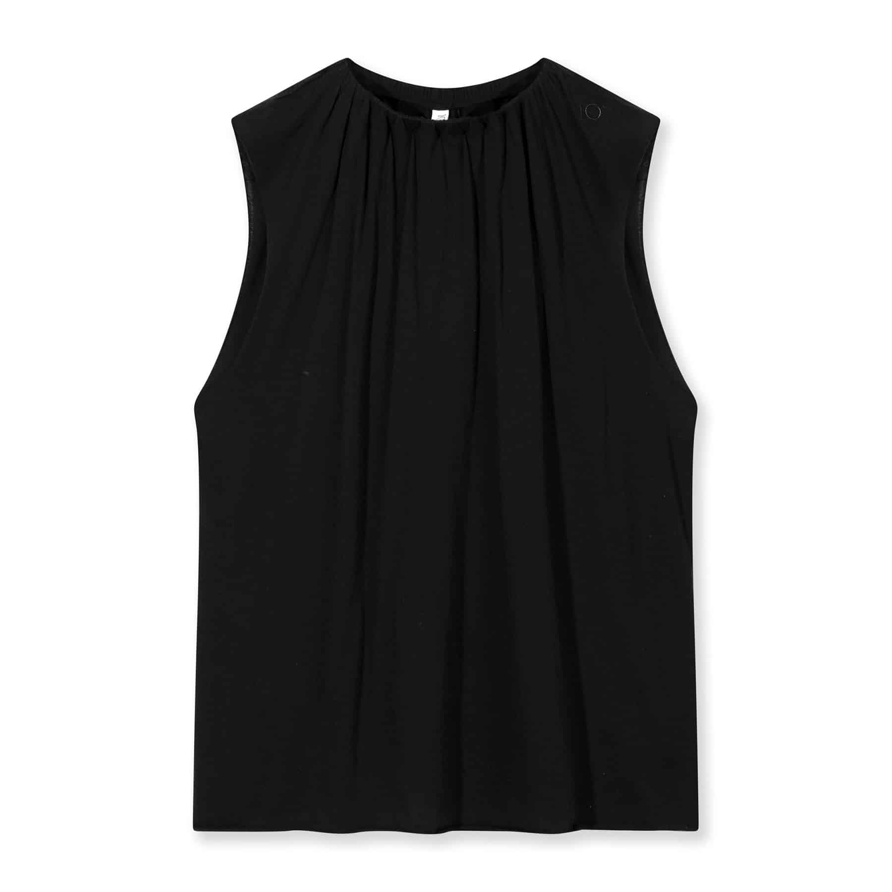 10Days_Pleated_Top_black