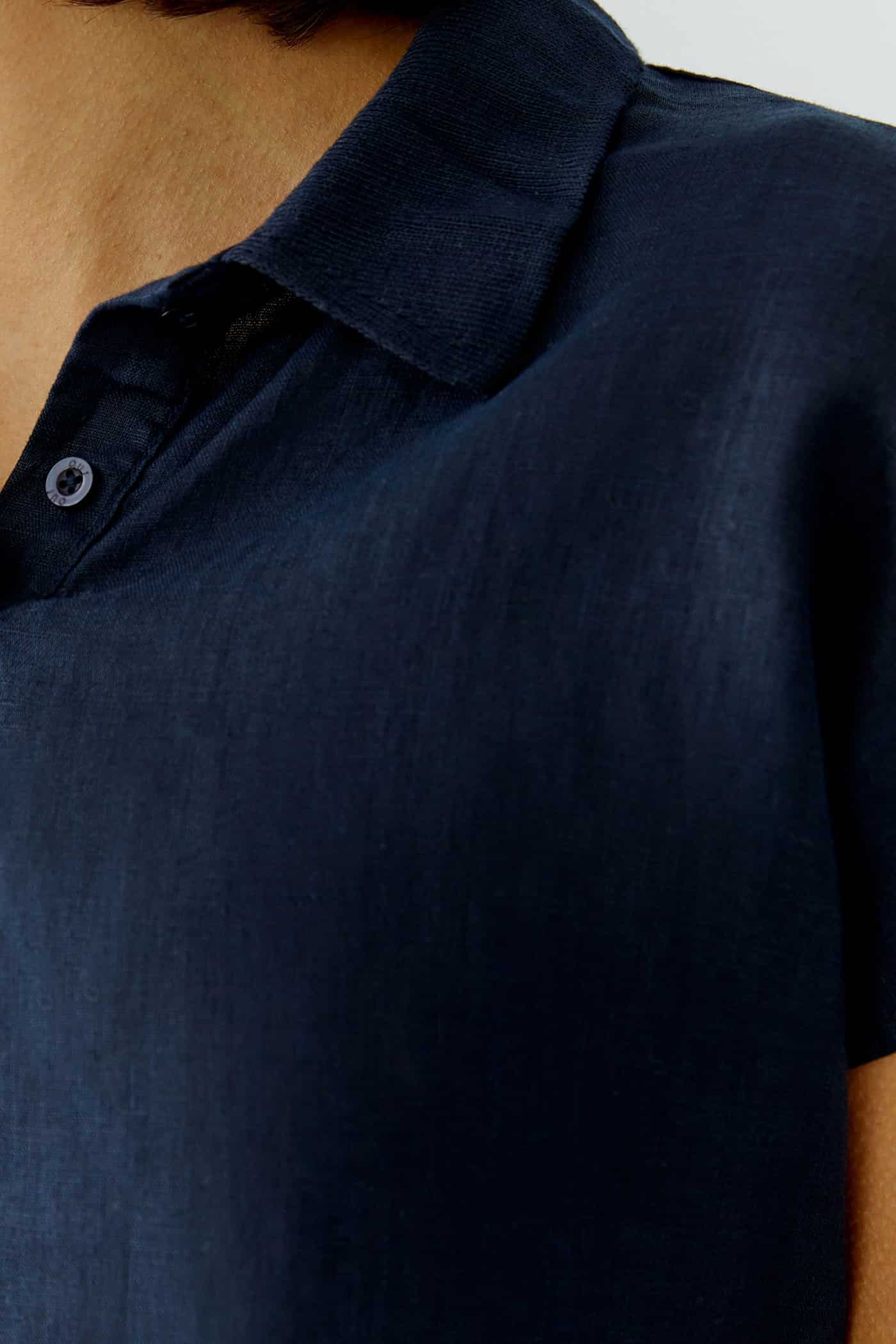 Oui_Linen-Patch_blouse-DkBlue_4