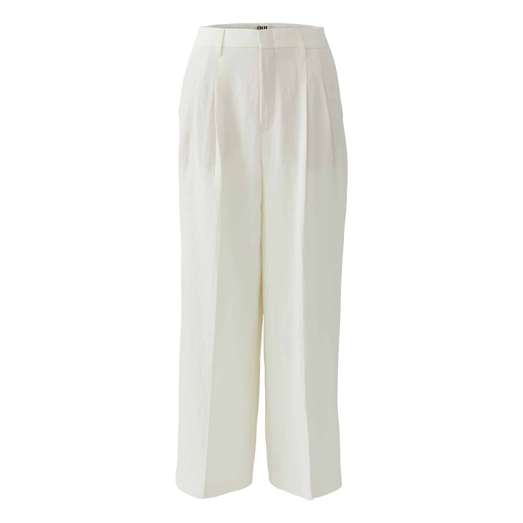 Oui_Trousers-White