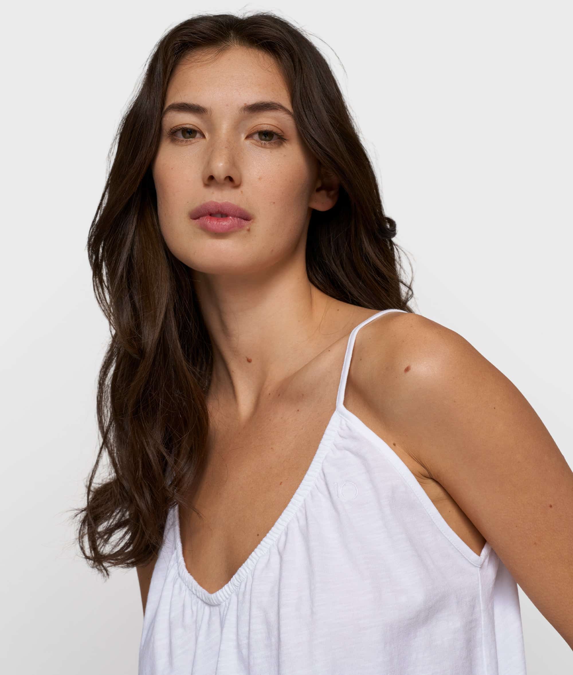 10DAYS_Top_Gathered_neck_White_2