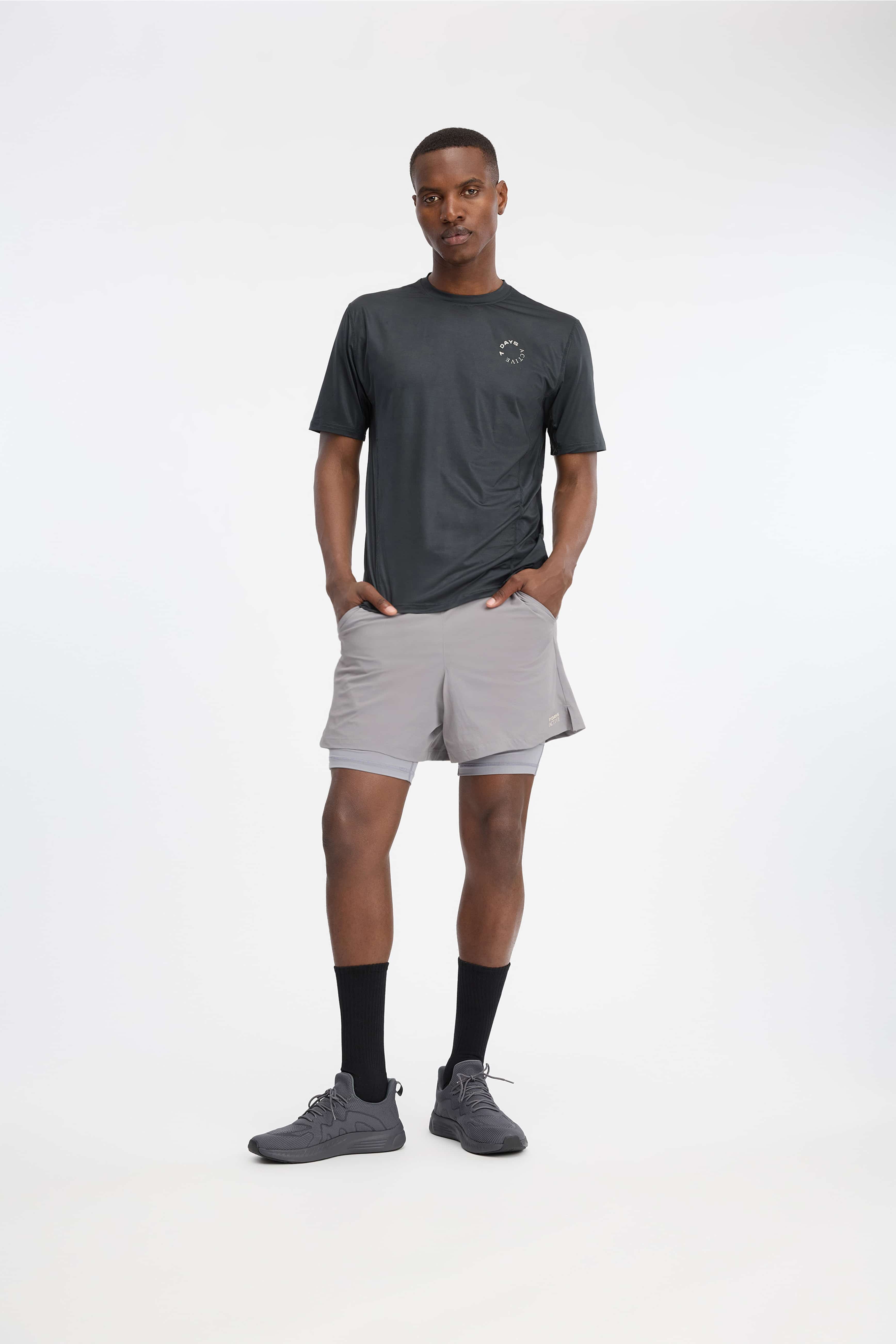 2621101 - Mens Training Tee - 060 Petrol - Extra 3