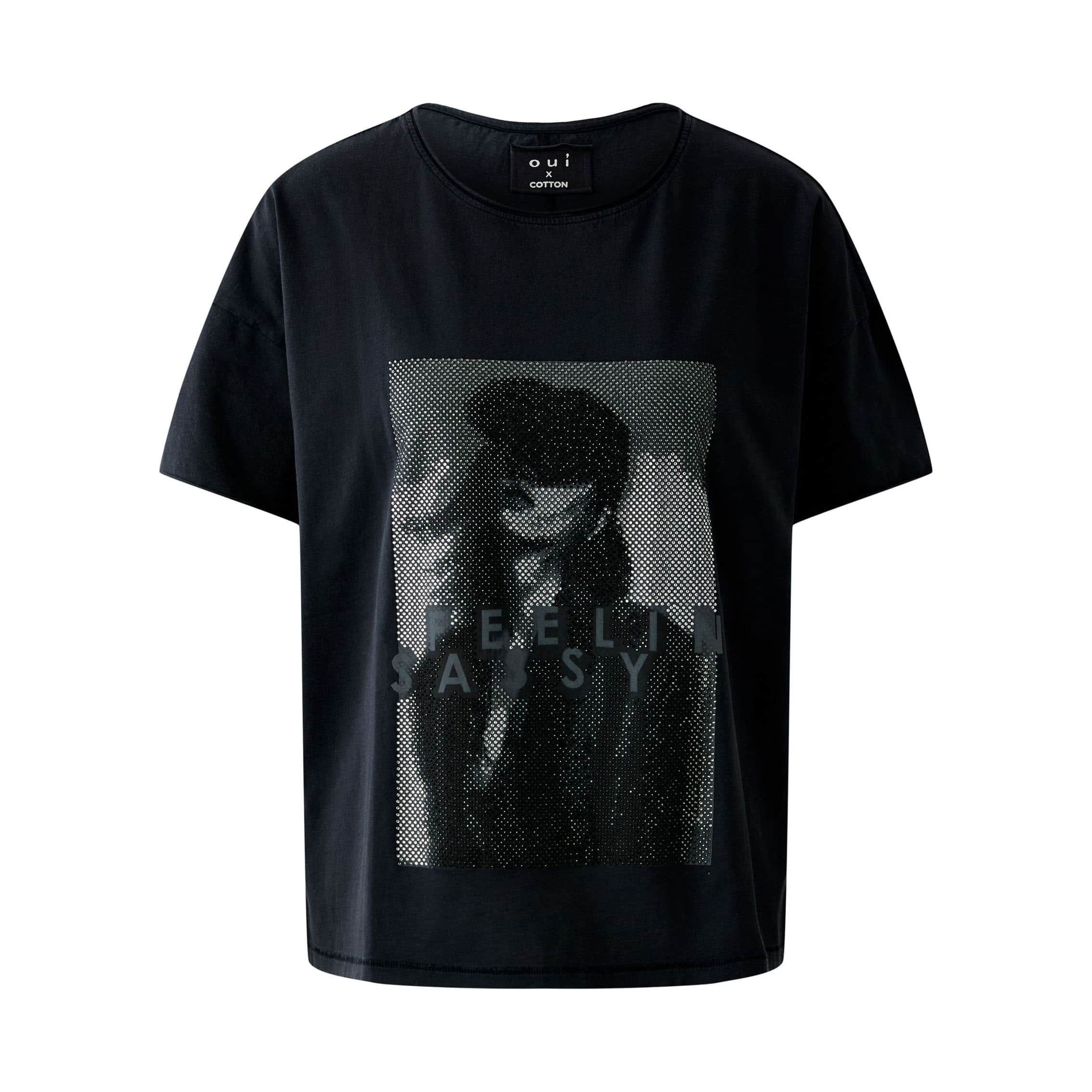 OUI_T-shirt_strass