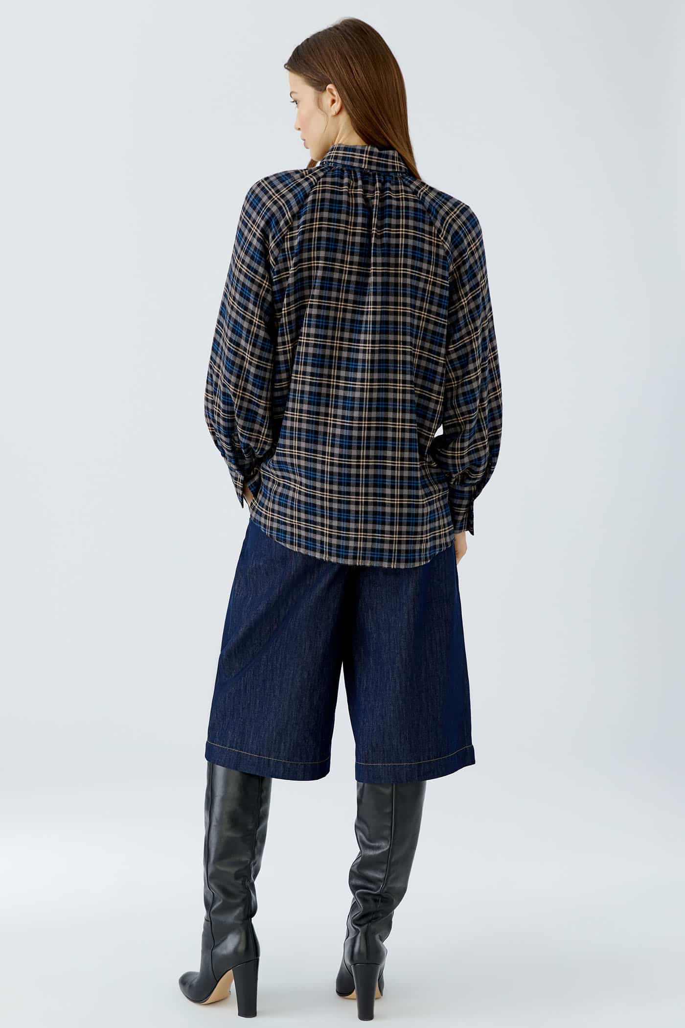 Oui_checkered-Blouse_7