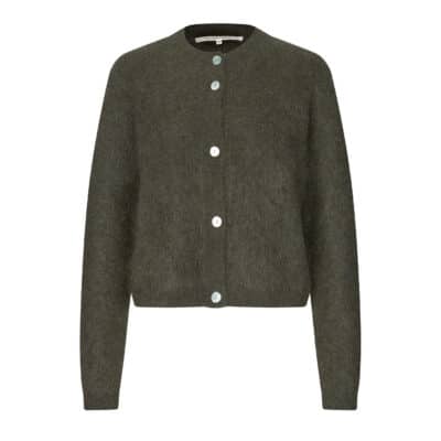 Andrea Knit Rib LS Cardigan