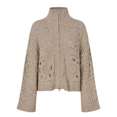 Crosette Knit Cardigan