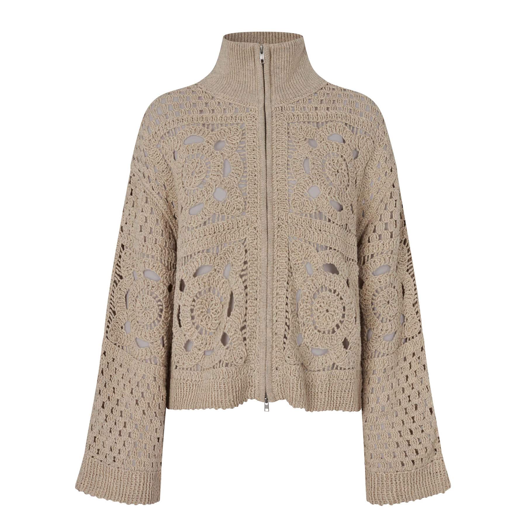 SecondFemale_CROSETTE-KNIT-CARDIGAN