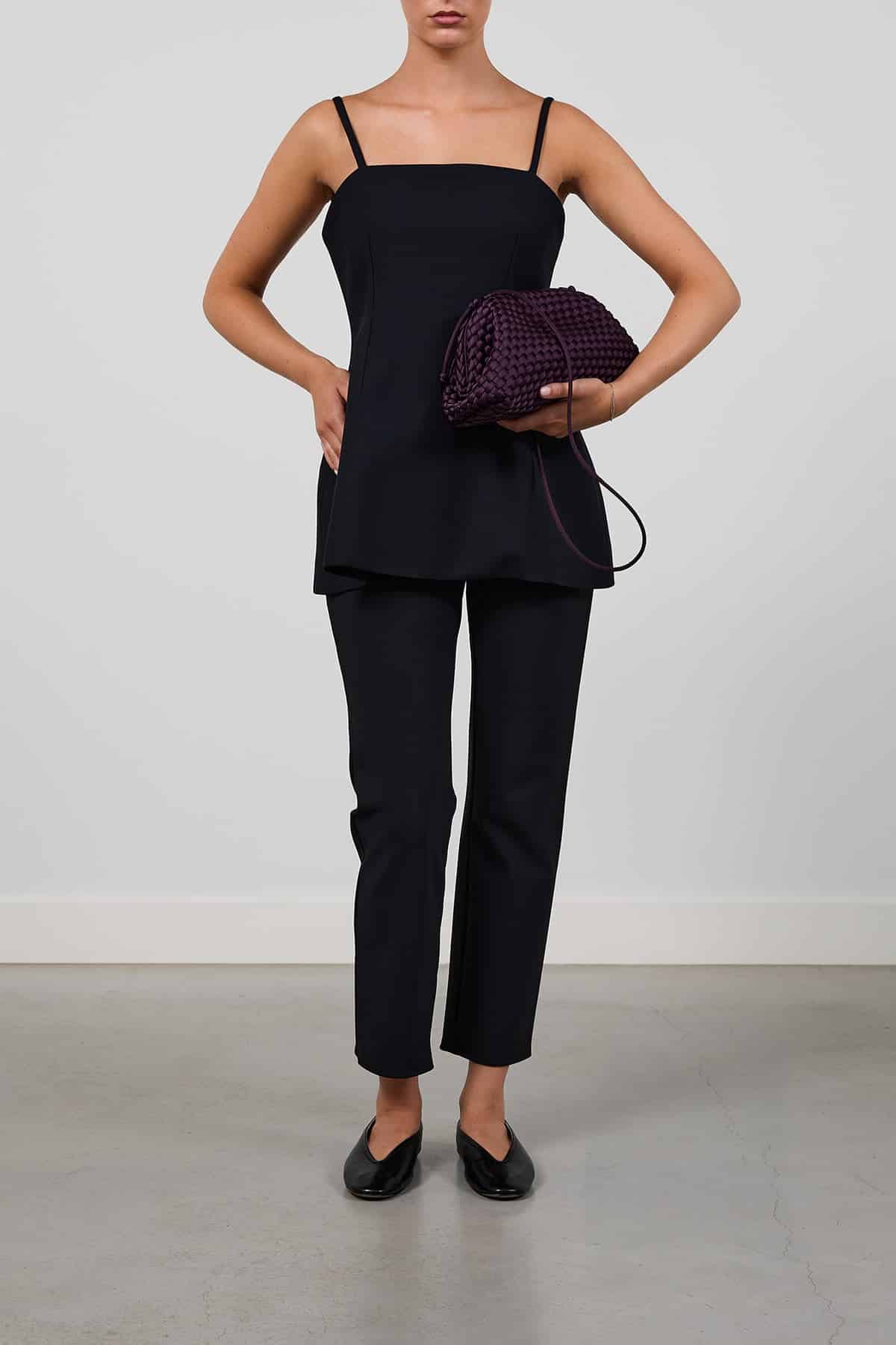 Marrea_Pouch_Aubergine_Satin_Front
