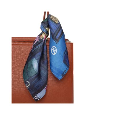 Minimi Bag Charm Blue Bar